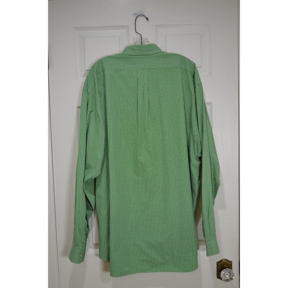 Polo Ralph Lauren Men's 100% Cottom Blake Green Button Down Shirt, Size 2XL - Picture 4 of 7